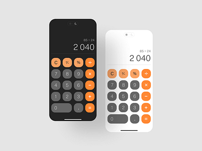 Calculator App 004 app calculator clean clear daily ui design figma interface minimalism simple ui ux web design