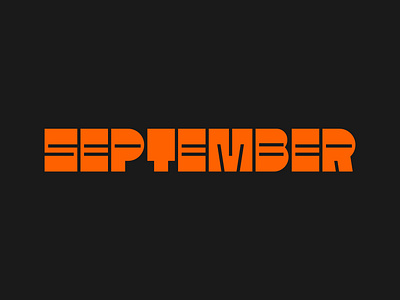 september 12typemonth design ildanflash logo logotype typography
