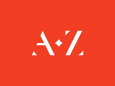 AZ monogram ⠀ design ildanflash logo logotype monogram