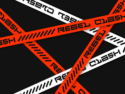rebel clash brand identity branding design ildanflash logo logotype typography