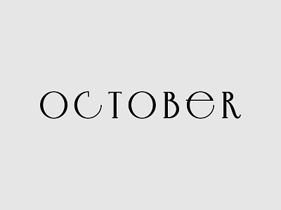 october ildanflash logo logotype typography