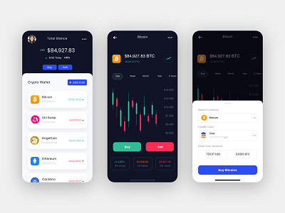 Coinvue wallet concept branding graphic design ui