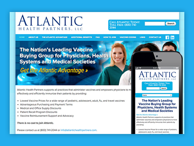 Atlantic Health Partners Website