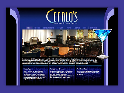 Cefalo's Website drupal graphic design ui web design
