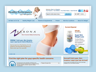 Healthy Performance Website