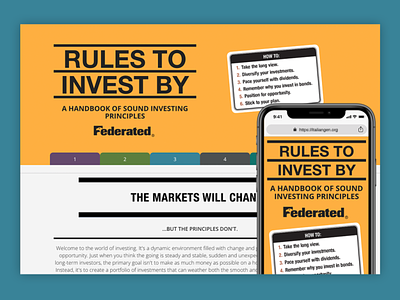 Federated "Rules to Invest By" Website