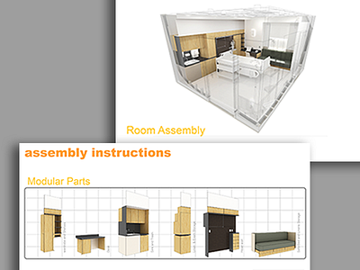 Modular Room Assembly 3d studio max modular parts photoshop room vray