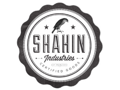 Shahin Industries Badge badge logo vintage