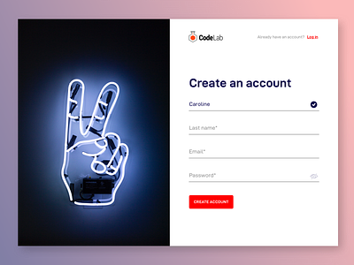Daily UI 001 - Sign Up daily ui design sign up sign up page sign up screen ui