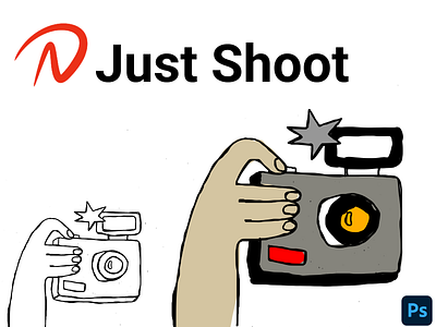 Just Shoot ! 3d logo motion graphics