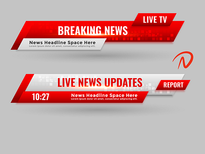 news-lower-third-banners-red-color branding logo
