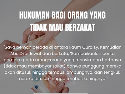 Hukuman Bagi Orang Yang Tidak Mau Berzakat