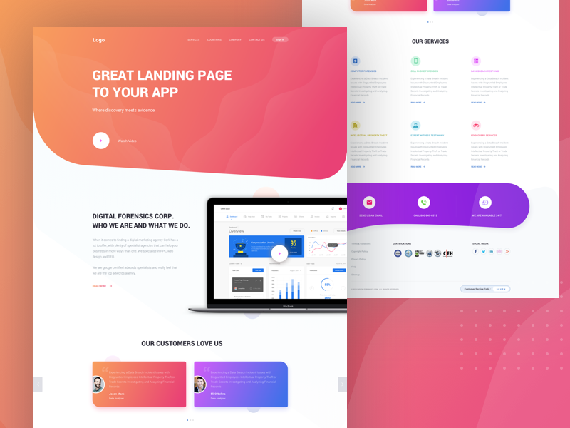 Landing Page V2 by Naoshad Alam on Dribbble