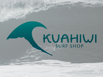 Kuahiwi Surf Shop Logo 50states50brands branding identity logo mark type