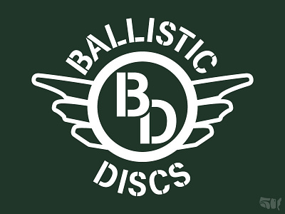 Ballistic Discs Logo 50states50brands branding identity logo