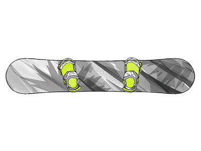 Snowboard Illustration drawing hand drawn illustration sport
