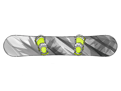 Snowboard Illustration