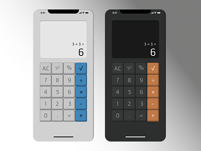 DailyUI's Design Challenge - Day 4: Calculator