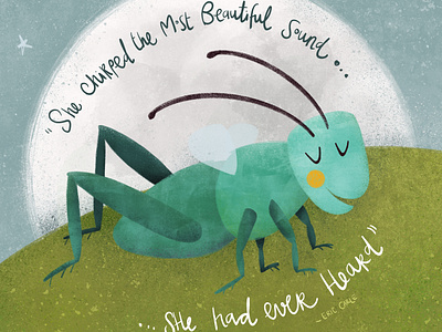 My very quite cricket, inspired by the book of Eric Carle