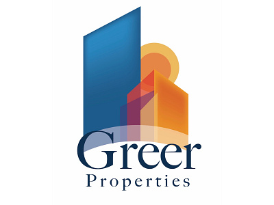 Greer Properties Logo branding design graphic design logo typography
