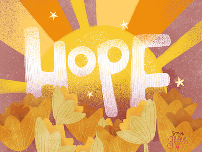 Hope book cover childrens book design digital illustration graphic design illustration typography