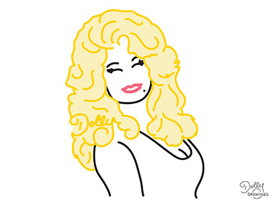 Dolly Drawing - Vector Cartoon