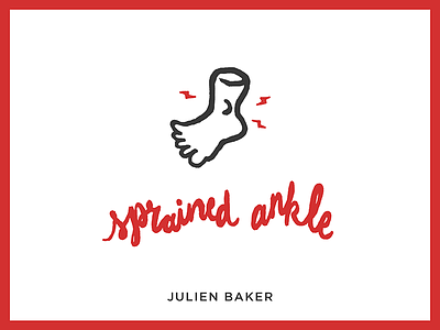 Julien Baker, Sprained Ankle illustration julien baker lettering music sprained ankle