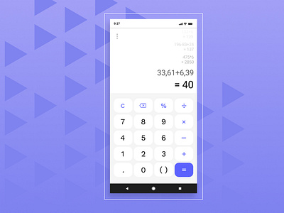 Daily UI 004 - Calculator