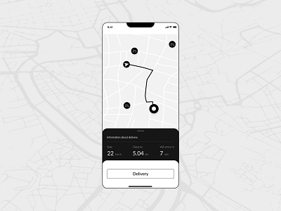 Location Tracker - Daily UI 020 app branding daily daily ui design figma graphic design illustration location location tracker logo minimal motion graphics ui ux vector web web design website трекер