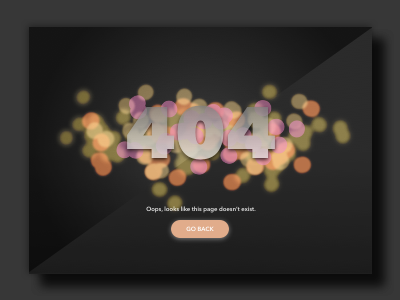 Daily UI - Day 008 - 404 Error Page