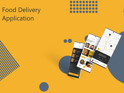 Food Delivery Application motion graphics ui ux