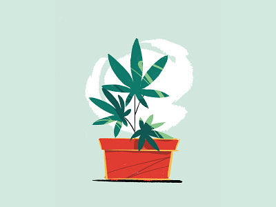 Greens cannabis illustration leaf plant