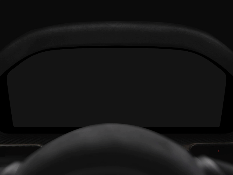 Senna Digital Dash Animation 2019 animation car hud car ui cars dashboard digital dash gauge cluster gif invision studio invisionstudio mclaren