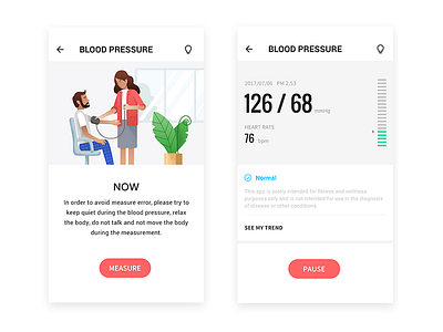 Health App：Blood Pressure