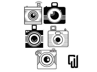 Cameras! designer graphicdesign logos vector