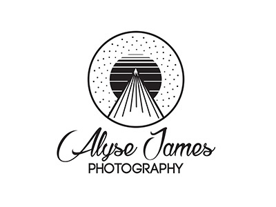 Alyse James Photography Logo art black christovw graphicdesigner logo photographer photography vector