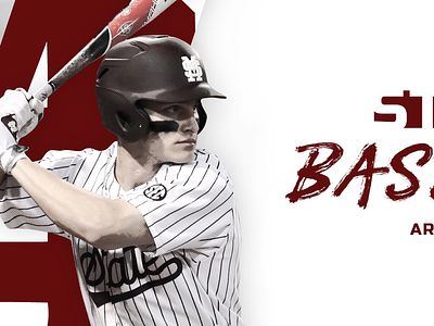 State Ball athletics baseball collegiate photoshop promotional state