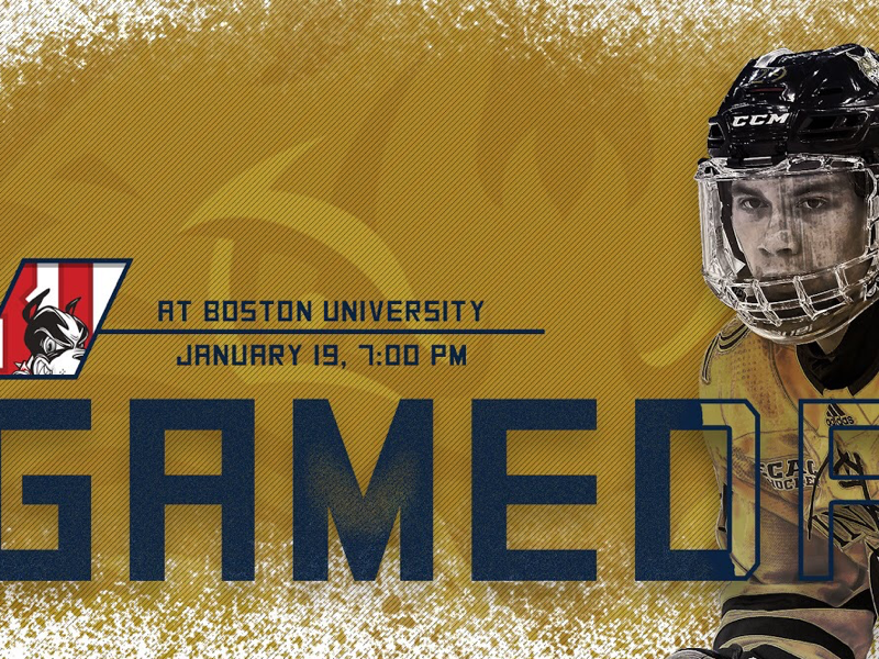 Quinnipiac Hockey athlete game day promotion hockey adobe