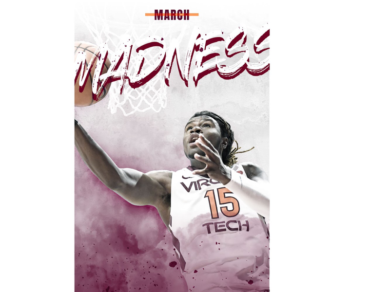 Virgina Tech March Madness smsports basketball marchmadness athlete adobe