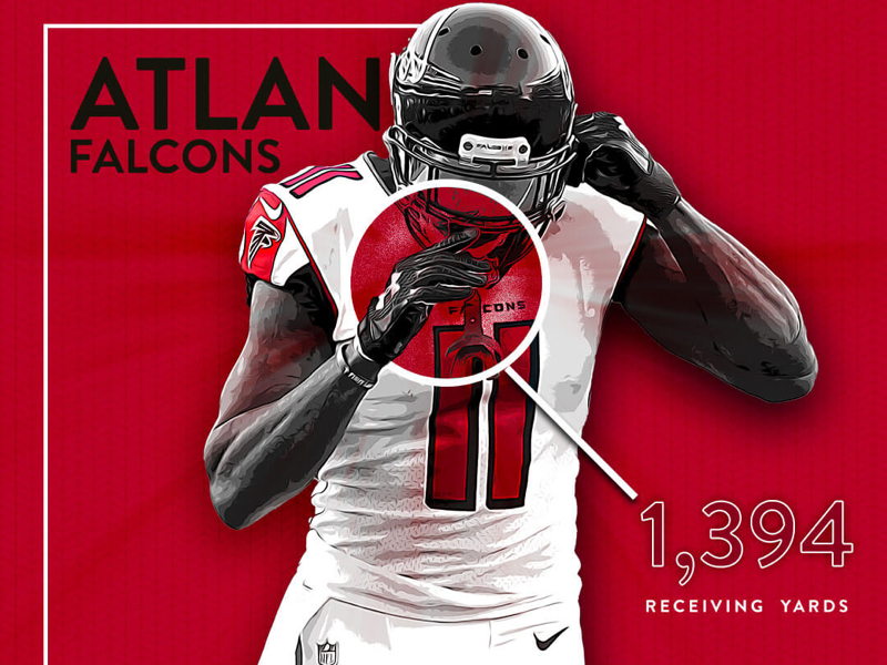 Atlanta Falcons Stats by Christo Wojtanowski on Dribbble