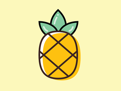 Pineapple fruit illustrator pineapple