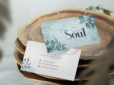 Soul branding business cards design graphic design logo print typography