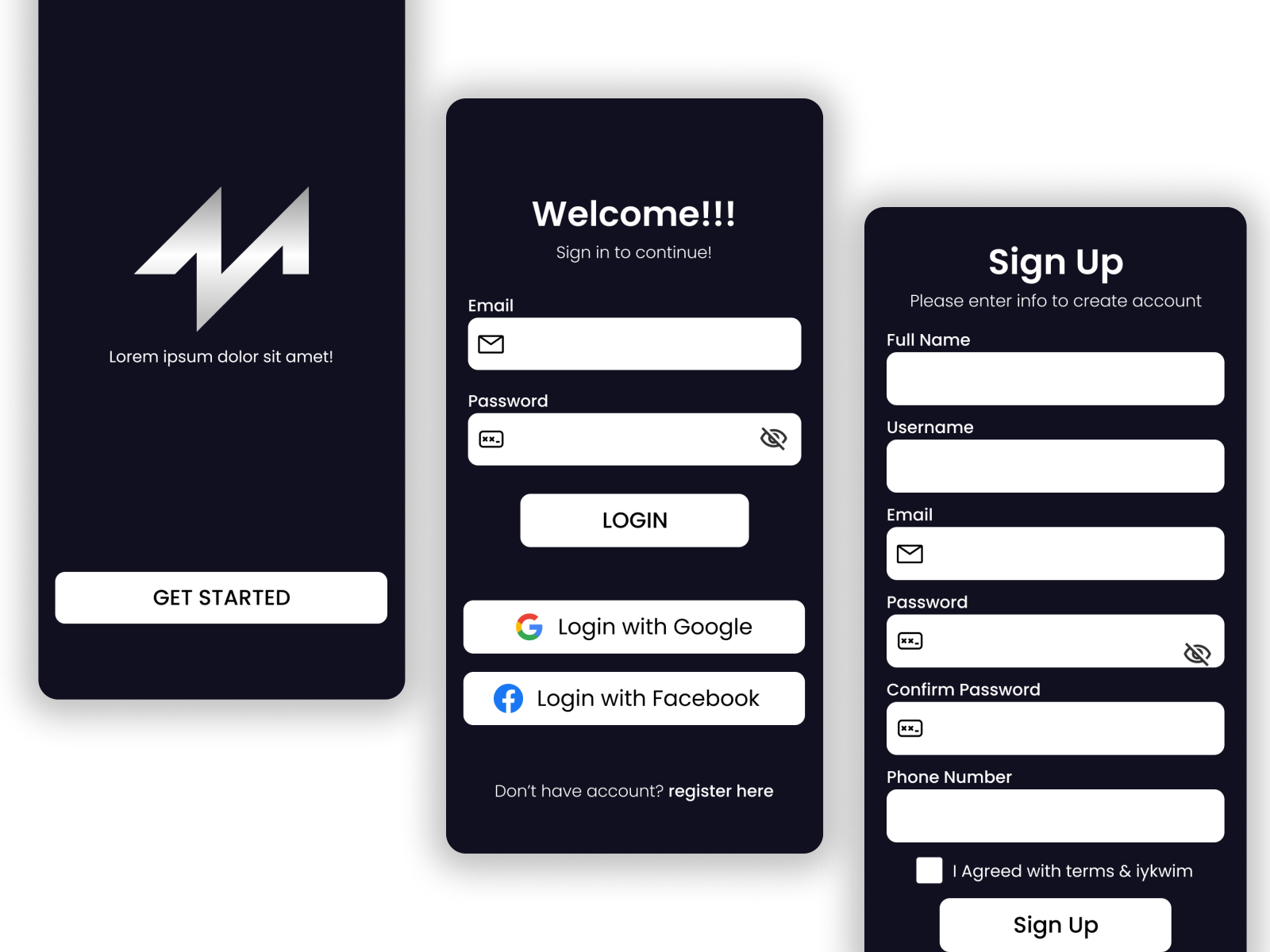 Dribbble - DRIBBLE MOBILE UI DESIGN.png by Muhammad ZIdane