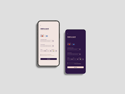 Completed day 2 task of Daily UI challenge : ) #dailyui #002 add card app card checkout crecit card checkout design mobile app phone mockup
