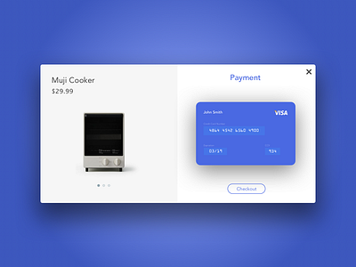 DailyUI#2 - Checkout credit card payment