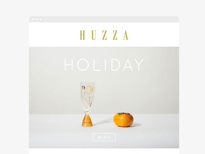 Huzza Newsletter Design