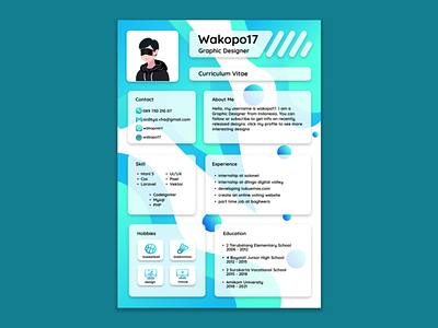 My CV cv design graphic design resume