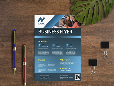 Corporate Business Flyer business card business flyer corporate creative creative businesscard creative flyer flyer flyer design graphic design illustration logo photoshop print ready visitingcard