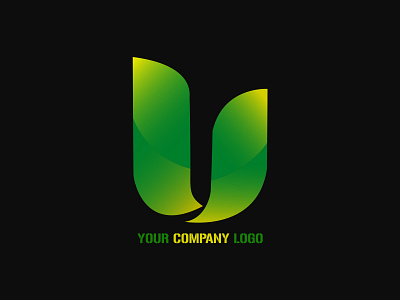 Unique U- Letter Logo Design