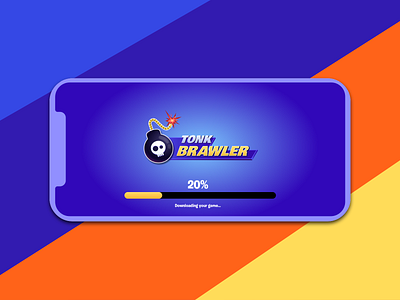 Brawler game logo game illustraion logo mobile app